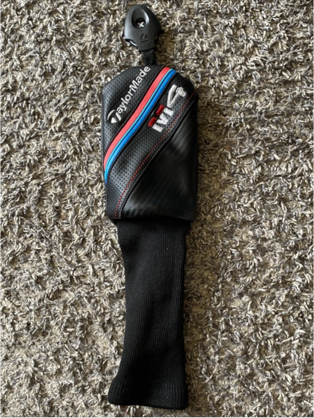 TaylorMade Golf M4 Hybrid Headcover Head Cover Nice! Changeable Number Tag